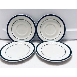 Totally‎ Today Christmas 6.5”  Plates Lot Of 4 White Green